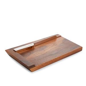 Geo Challah Board with Knife