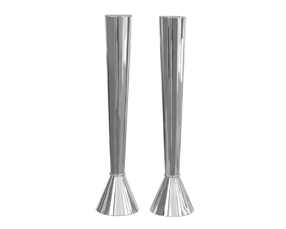 Tall Smooth Candlesticks