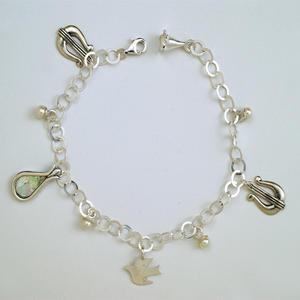 City of David Charm Bracelet - Sterling Silver
