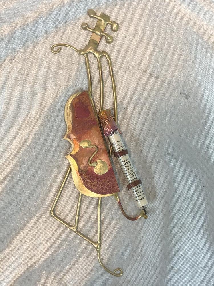 Violin-Cello Mezuzah