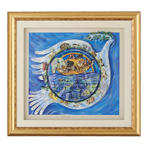 Dove of Peace 3D Framed Decoupage