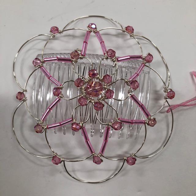 Pink Silver Star Wire Kepa