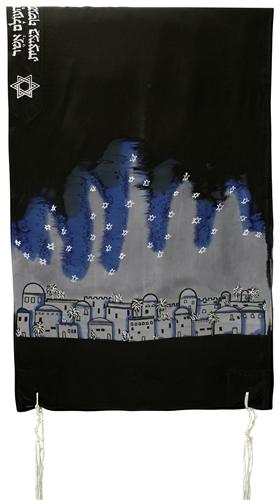 Scene of Jerusalem Talit - Silk Bijoux