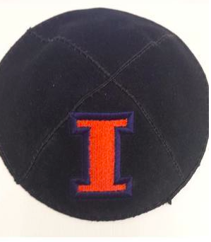 University of Illinois Kippah - Suede