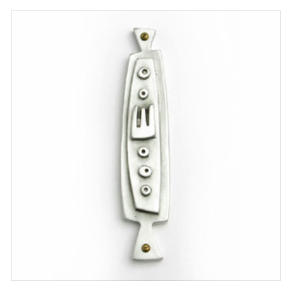 Mod Mezuzah - Pewter