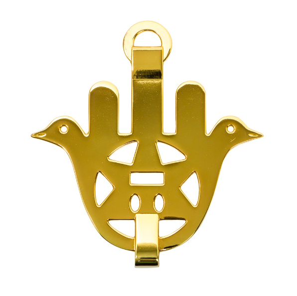 Wall Hamsa Bird Design 