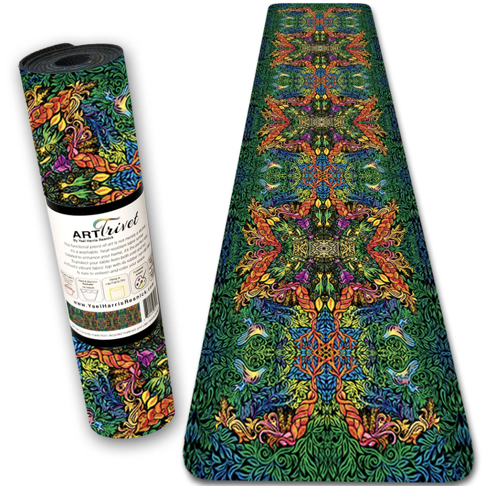 Shabbat Garden Night Table Runner