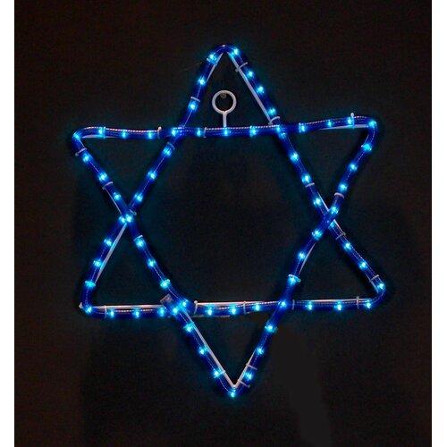 Star of David Rope Light
