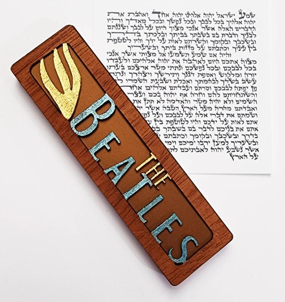 The Beatles - Bronze Mezuzah