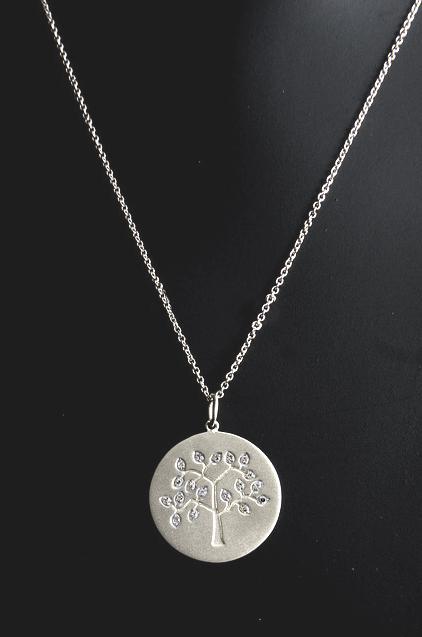 Diamond Tree of Life - White Gold