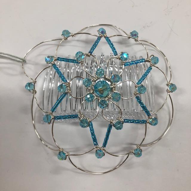 Turquoise Silver Star Wire Kepa