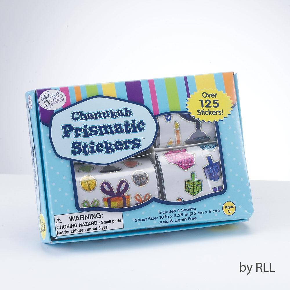 Box of Chanukah Stickers - 4 Rolls