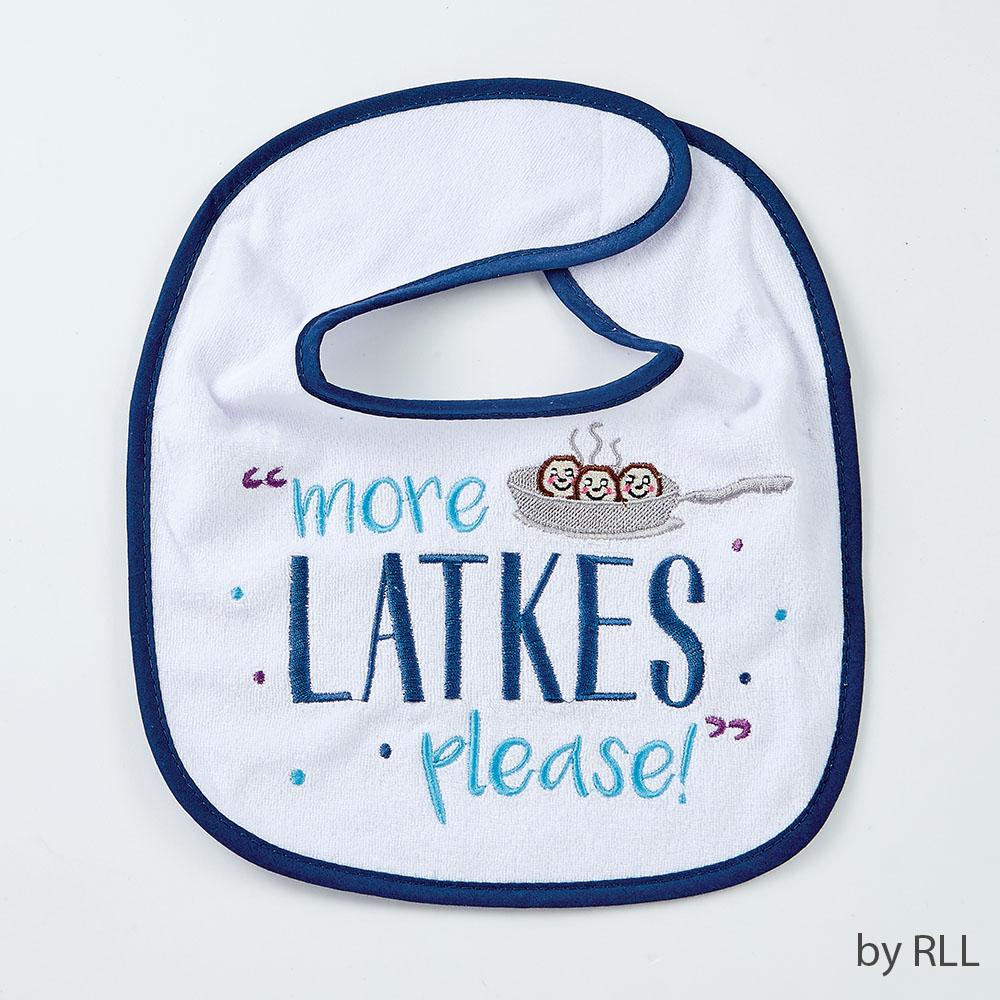 More Latkes Please Bib