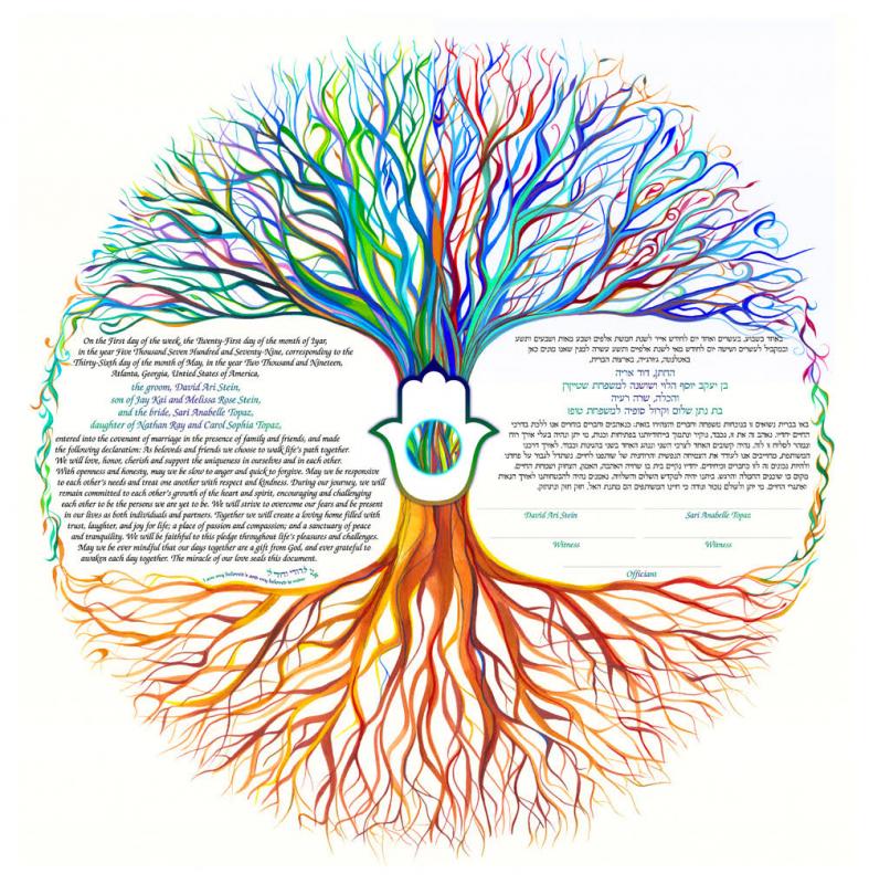Tree of Life ~ Chamsa
