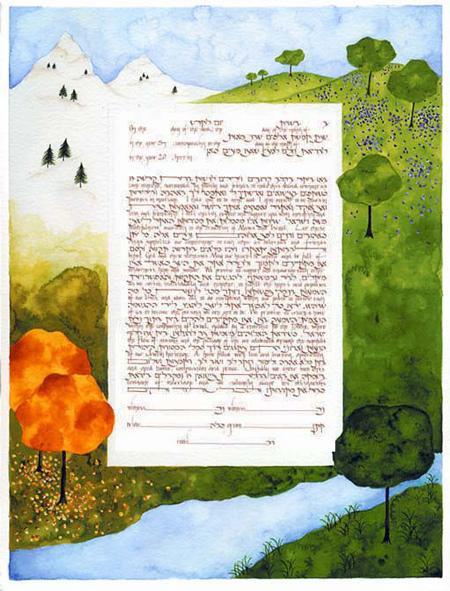 Four Seasons Ketubah