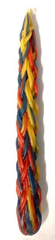 Safed Multicolor Havdalah Candle