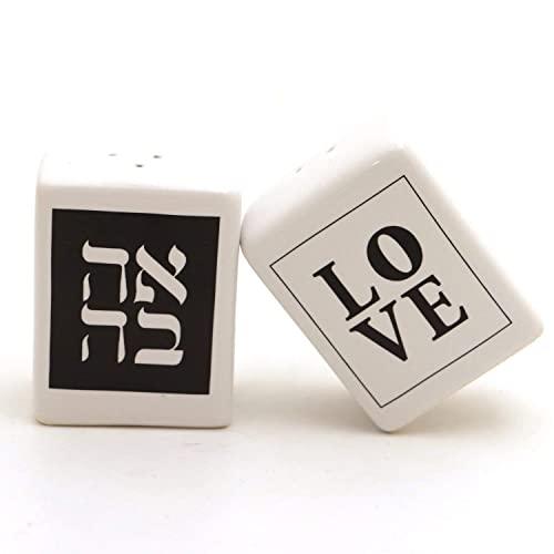 Ahava-Love Salt and Pepper Shakers