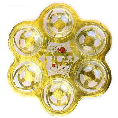 Itzuvim Seder Plate - Brass