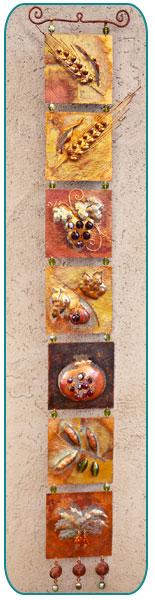 7 Species Wall Art by Ahuva Elany - Copper