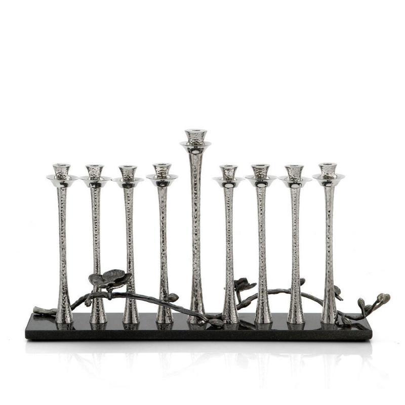 Black Orchid Menorah