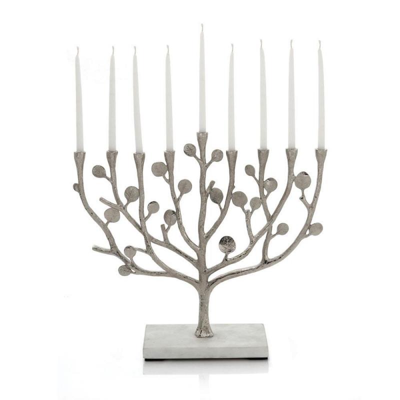 Botanical Leaf Menorah