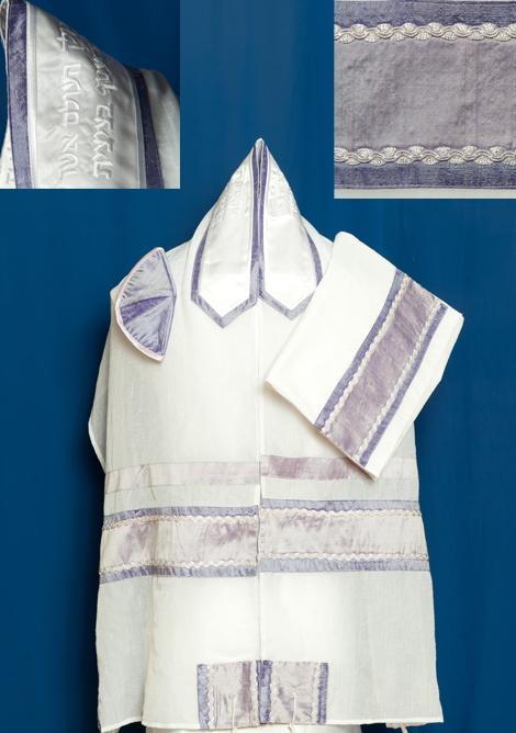 Lavender Chiffon Tallit Set