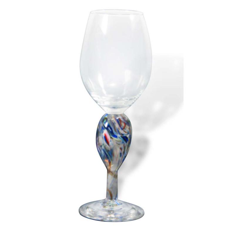 Blown Crushed Wedding Glass Kiddush Cup Keepsake