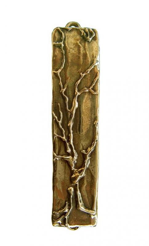 Mezuzah Tree of Life Small, Bronze