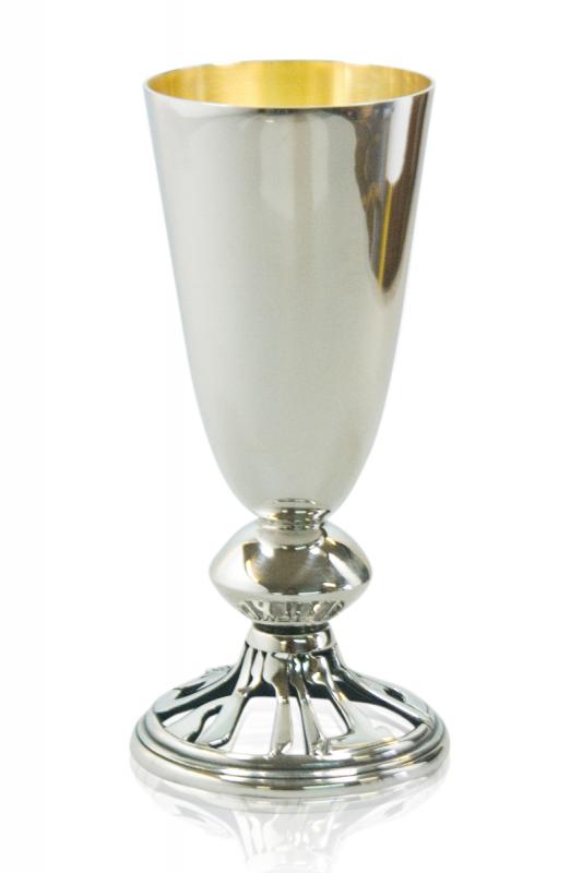 Grape Leaf Sterling Silver Goblet