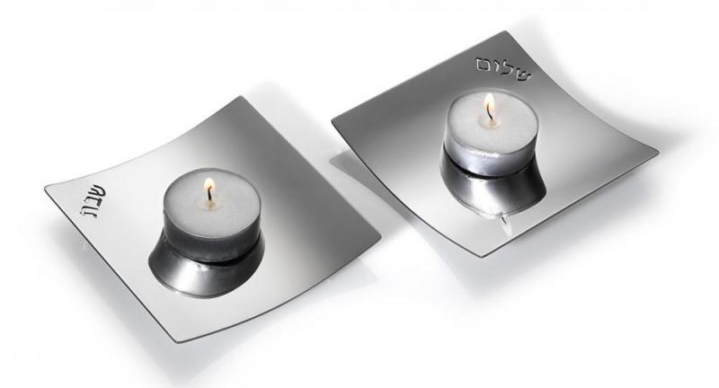 Traveling Modern Candle Holders - Aluminum