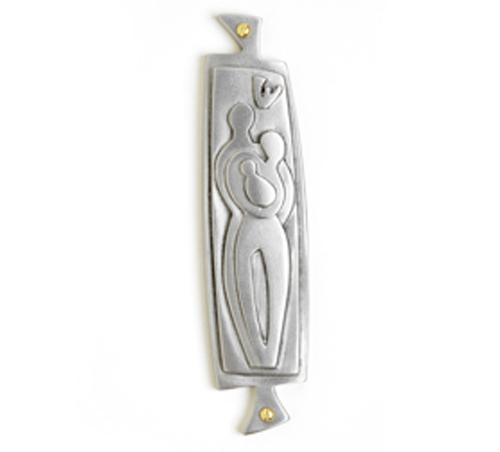 Mezuzah family - Pewter