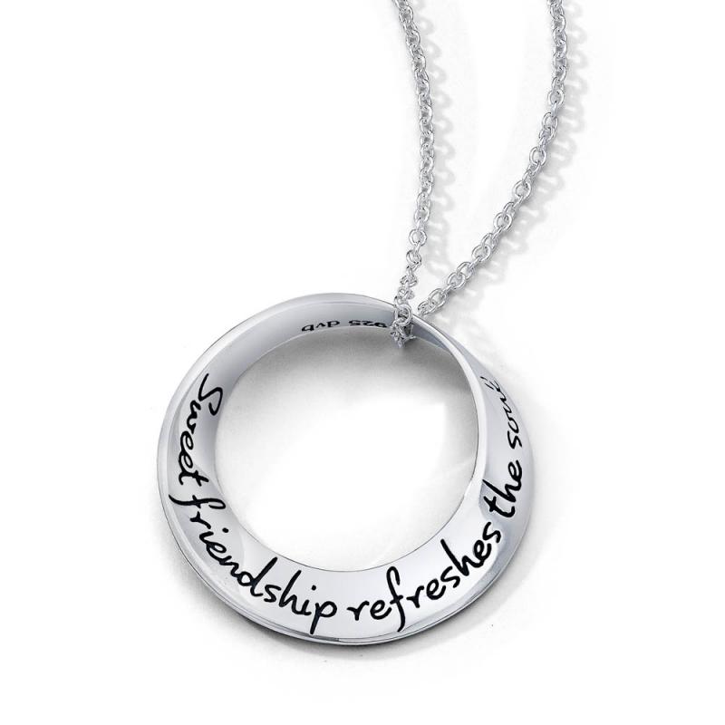 Sweet Friendship Refreshes the Soul Pendant
