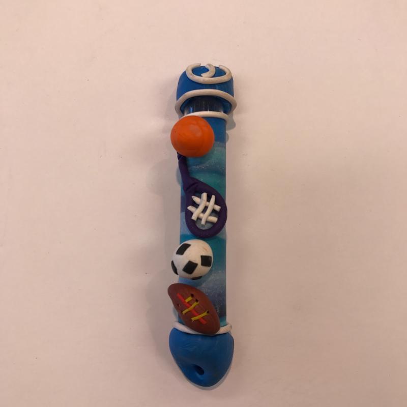 SPORTS MEZUZAH - FIMO CLAY