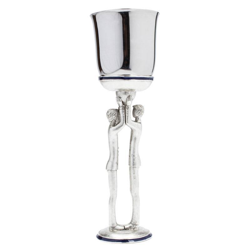 Grooms Wedding Kiddush Cup Silver