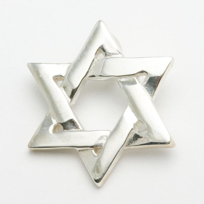 Star of David Pendant - Sterling Silver