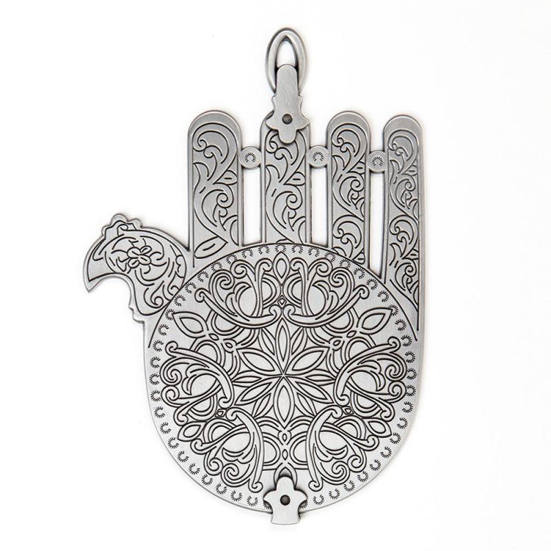 Silver Plated Moroccan Hamsa