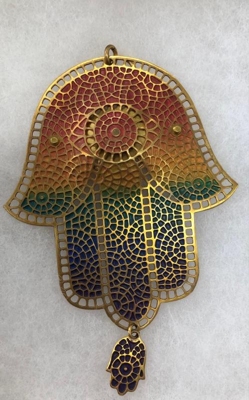 Rainbow Hamsa