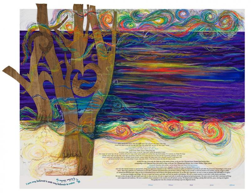 Islands in the Streams Ketubah