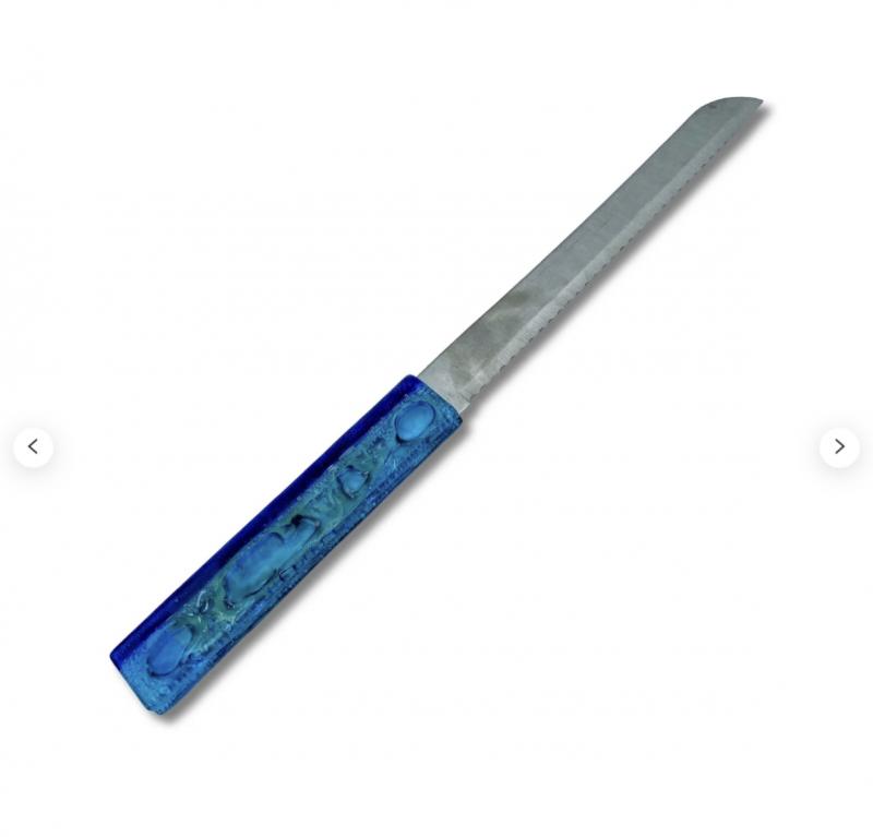 Ocean Blue Challah Knife