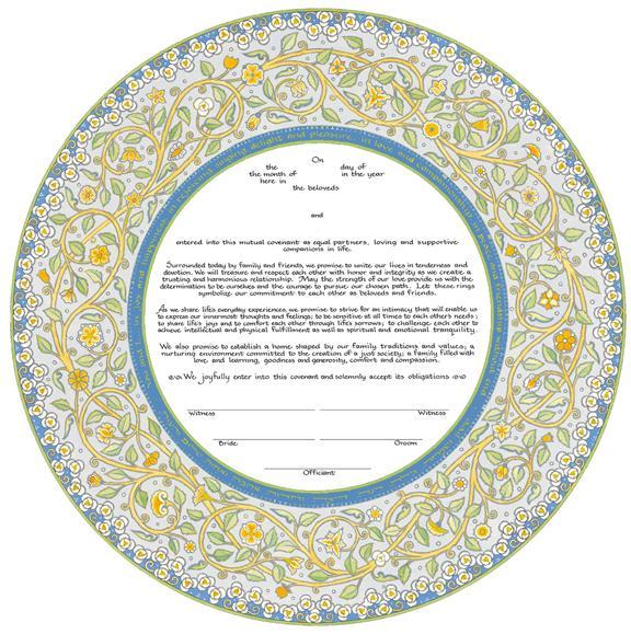 Joy & Happiness Ketubah