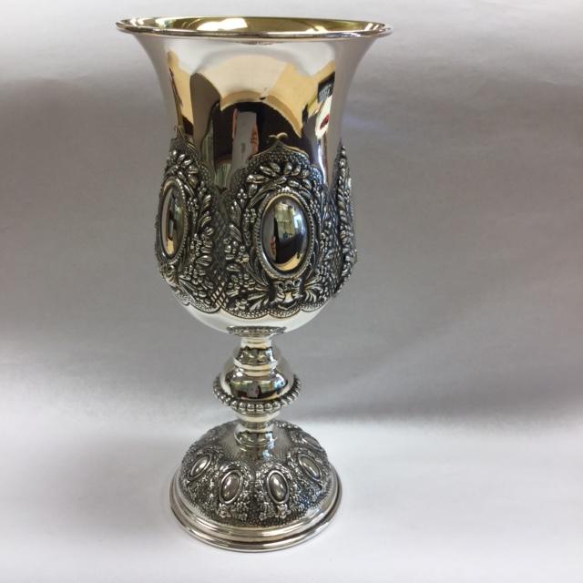 Eye Kiddush Cup - Sterling Silver