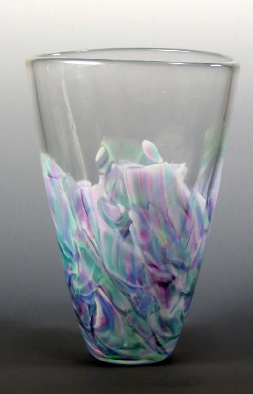 OVAL LARGE WEDDING GLASS VASE