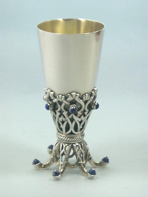 Kiddush Cup Sterling Silver 025