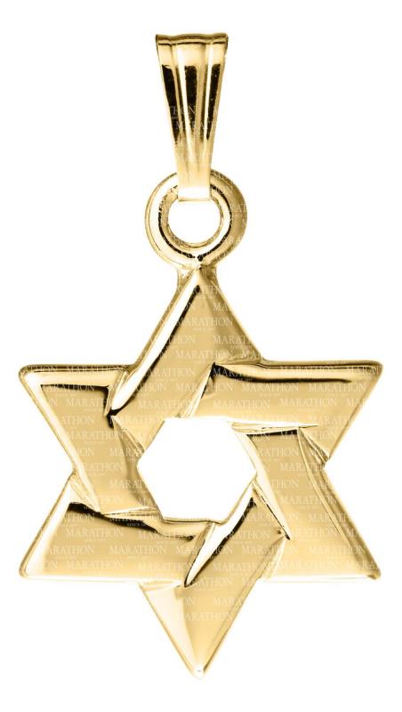 14KT Gold Star of David KP902