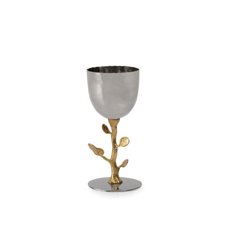 Botanical Leaf Gold Celebration Cup