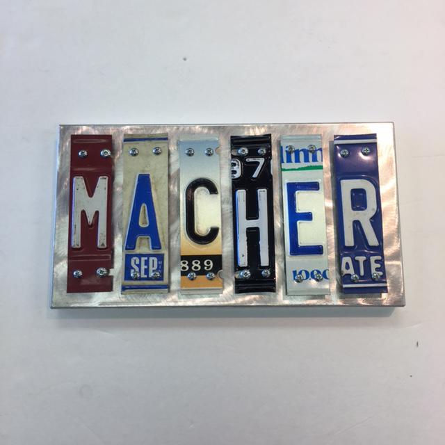 Macher Letter Art - Metal