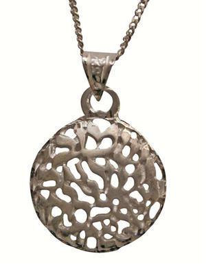 Circular Shema Necklace - Silver