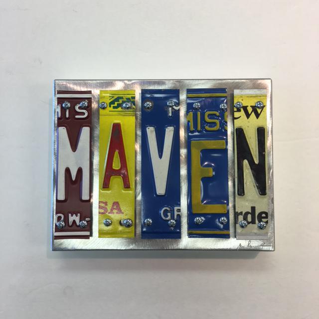 Maven Letter Art - Metal