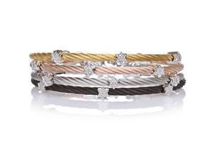 Star Cable Bracelet - Sterling Silver