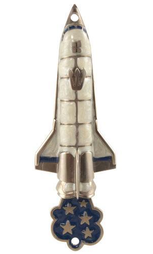 Space Shuttle Mezuzah by Quest Collection